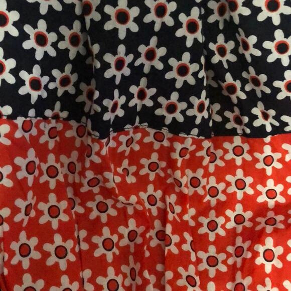 Tommy Hilfiger Cotton Smocked Floral-Print Top size 2X - Picture 8 of 11